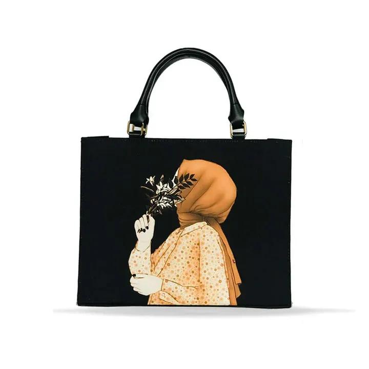 Elegant Style Hijab Printed HandBag